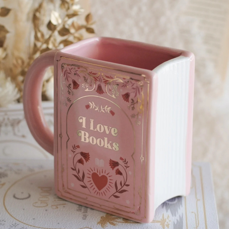 Xbloom Coffee Tea - Ceramic Coffee Cup Book Shaped Mug