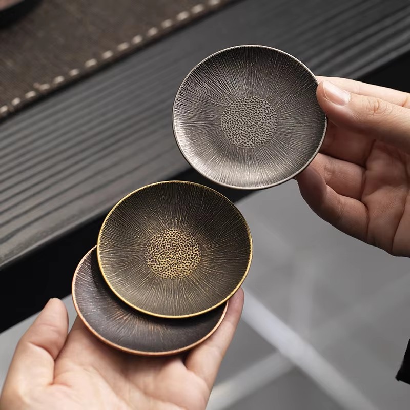 Xbloom Coffee Tea - Alloy Coasters Zen Antique Kung Fu
