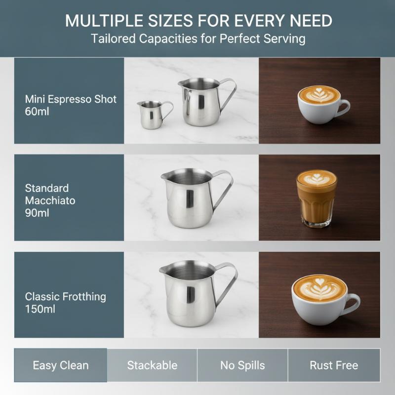 Stainless Steel Coffee Milk Fr - огляд і ціна Barista Milk Jug