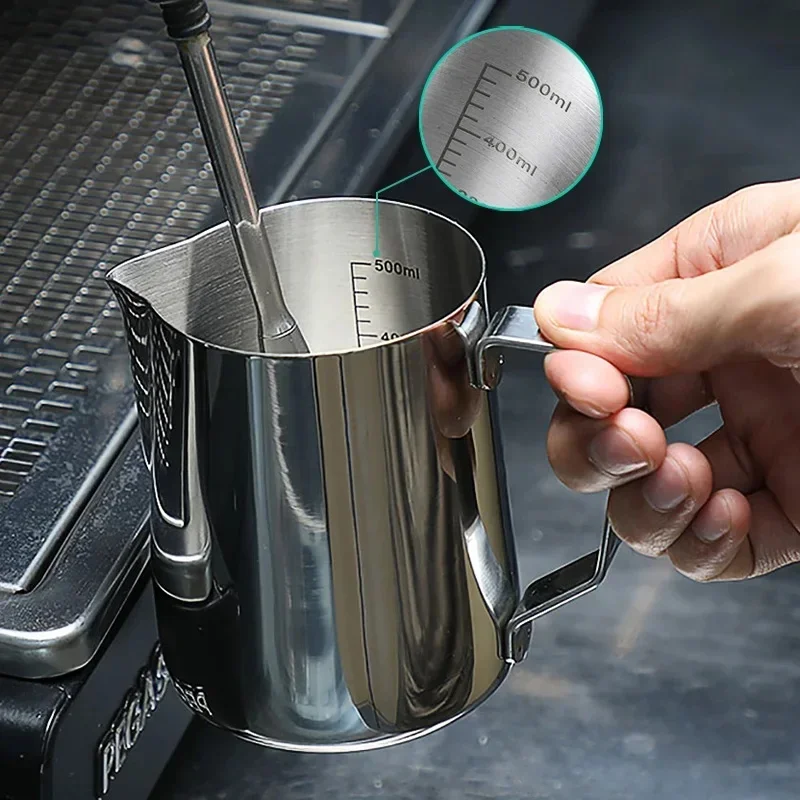 Stainless Steel Milk Frothing  - огляд і ціна Barista Milk Jug