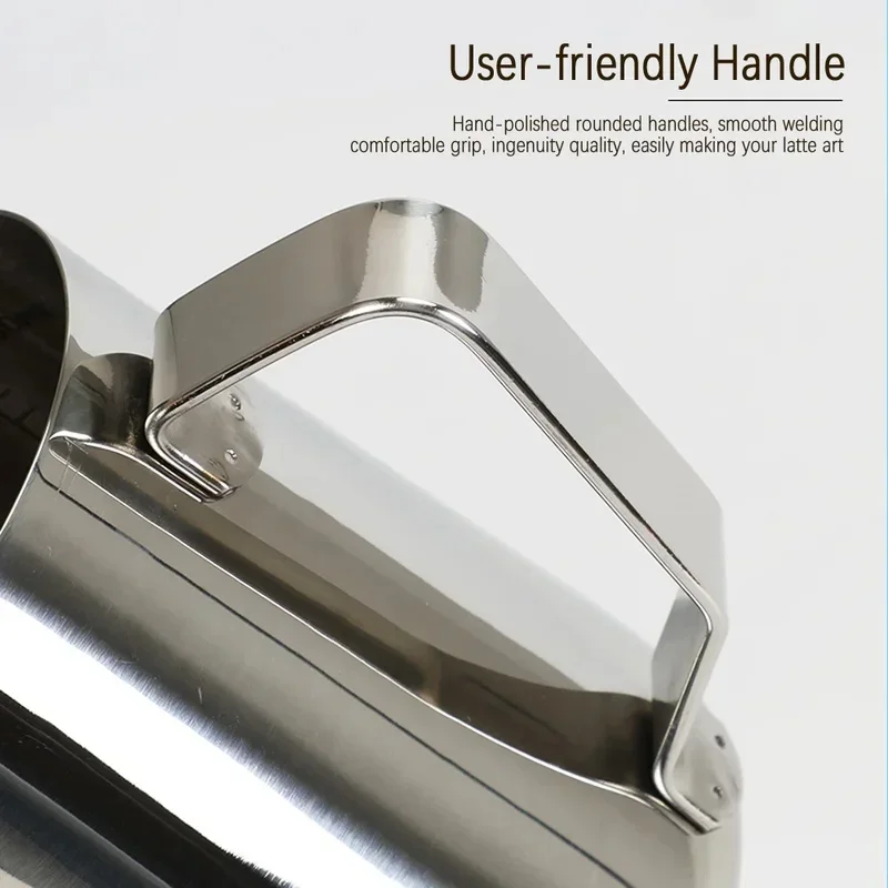 Stainless Steel Milk Frothing  - огляд і ціна Barista Milk Jug