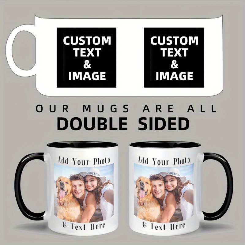 2D 1pc 11oz Personalized Custo - огляд і ціна Coffee Tea Images