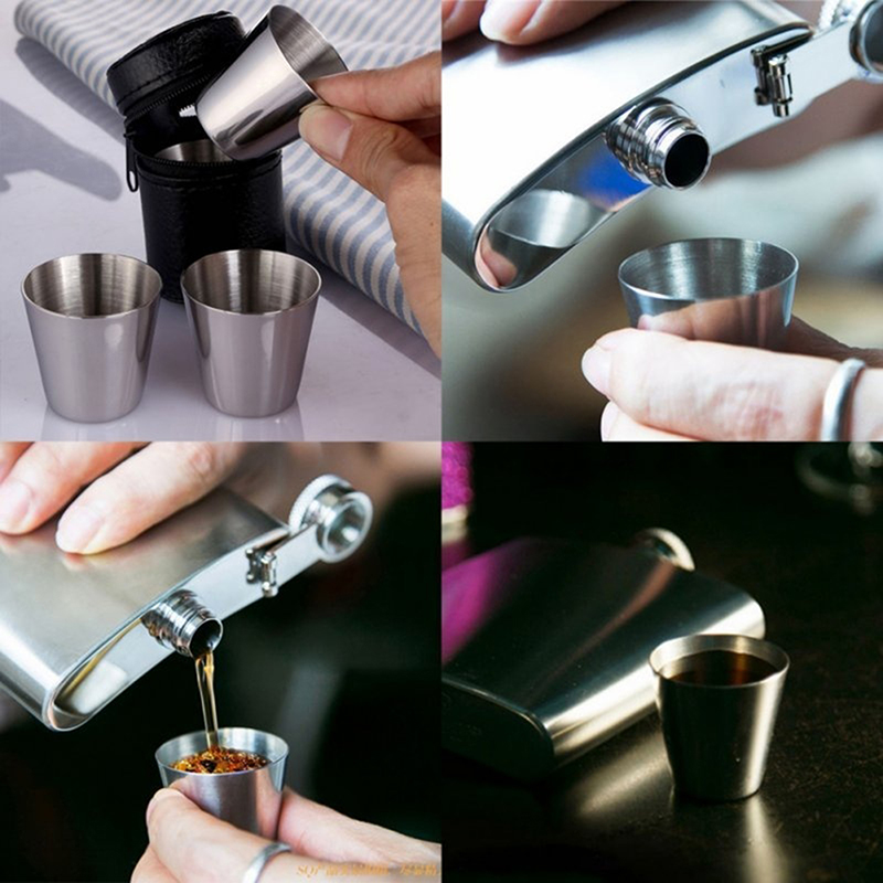 4/6Pcs Stainless Steel Cups Mi - огляд і ціна Coffee Tea And Sugar Set