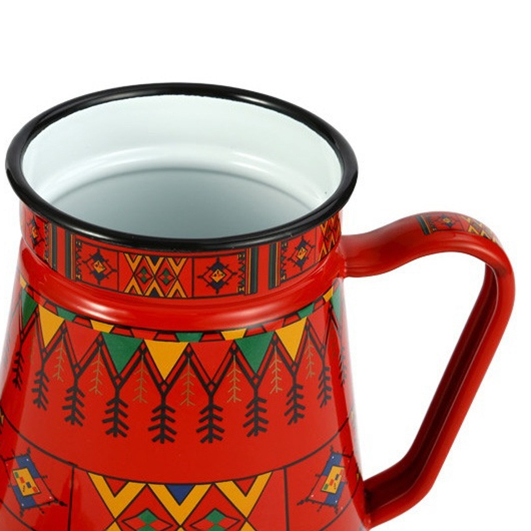 J1UL1N 1.2L Enamel Coffee Pot  - огляд і ціна Barista Milk Jug