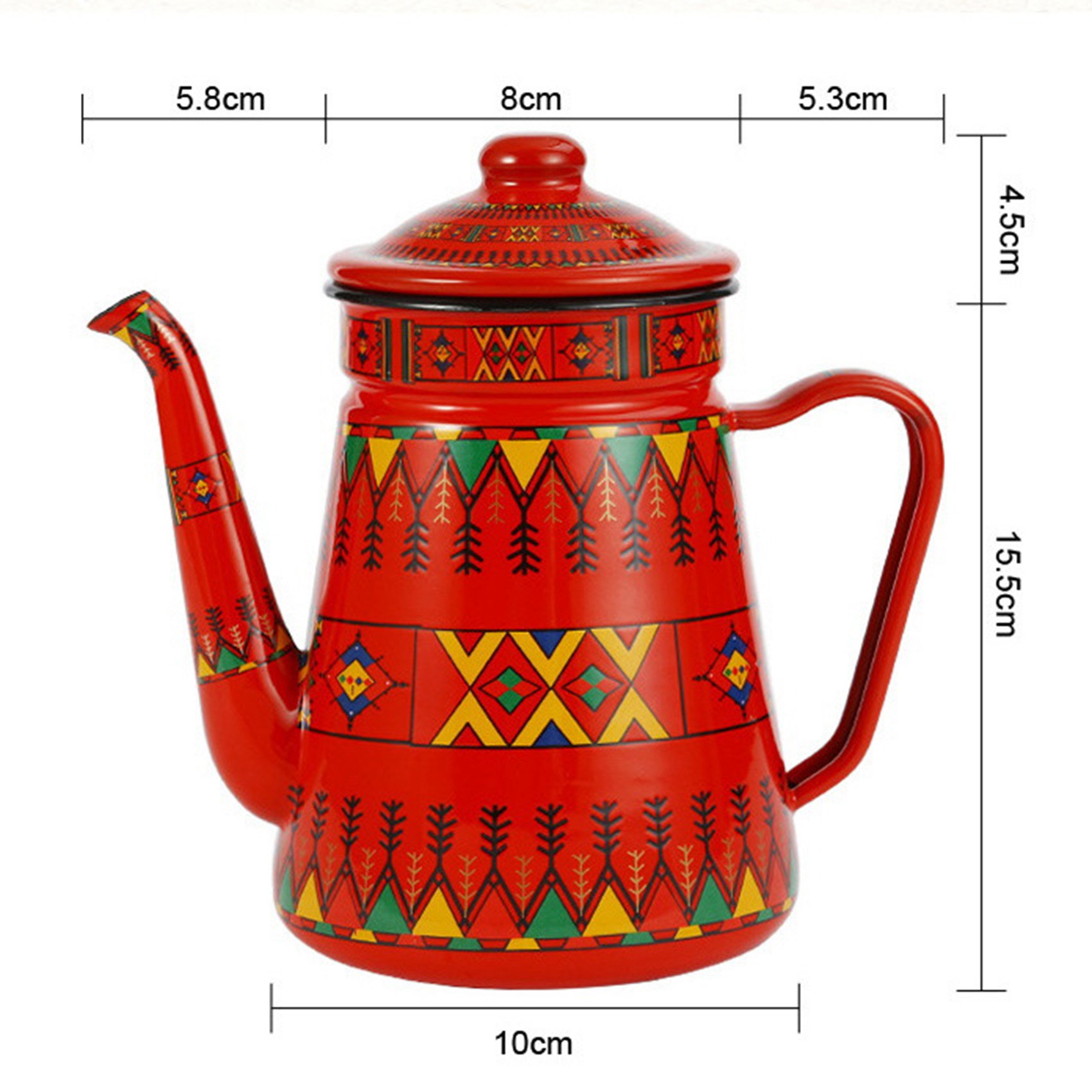 J1UL1N 1.2L Enamel Coffee Pot  - огляд і ціна Barista Milk Jug