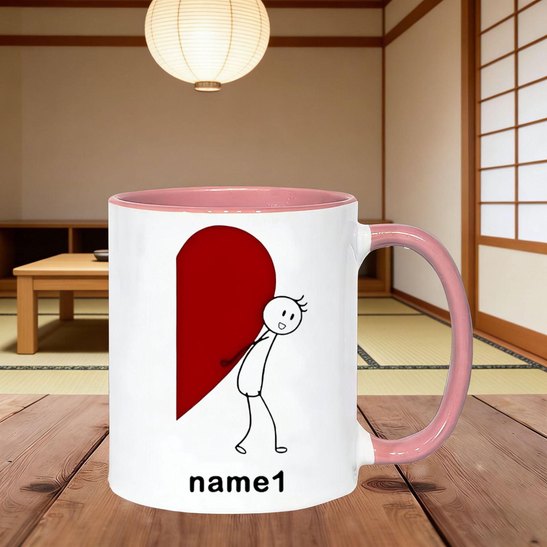 Customizable Name Heart-shaped - огляд і ціна Coffee Tea Name