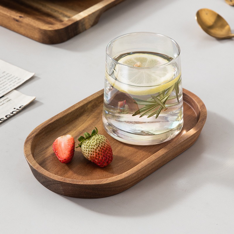 Acacia Wood Coffee Tray Decora - огляд і ціна Coffee Tea And Sugar Set
