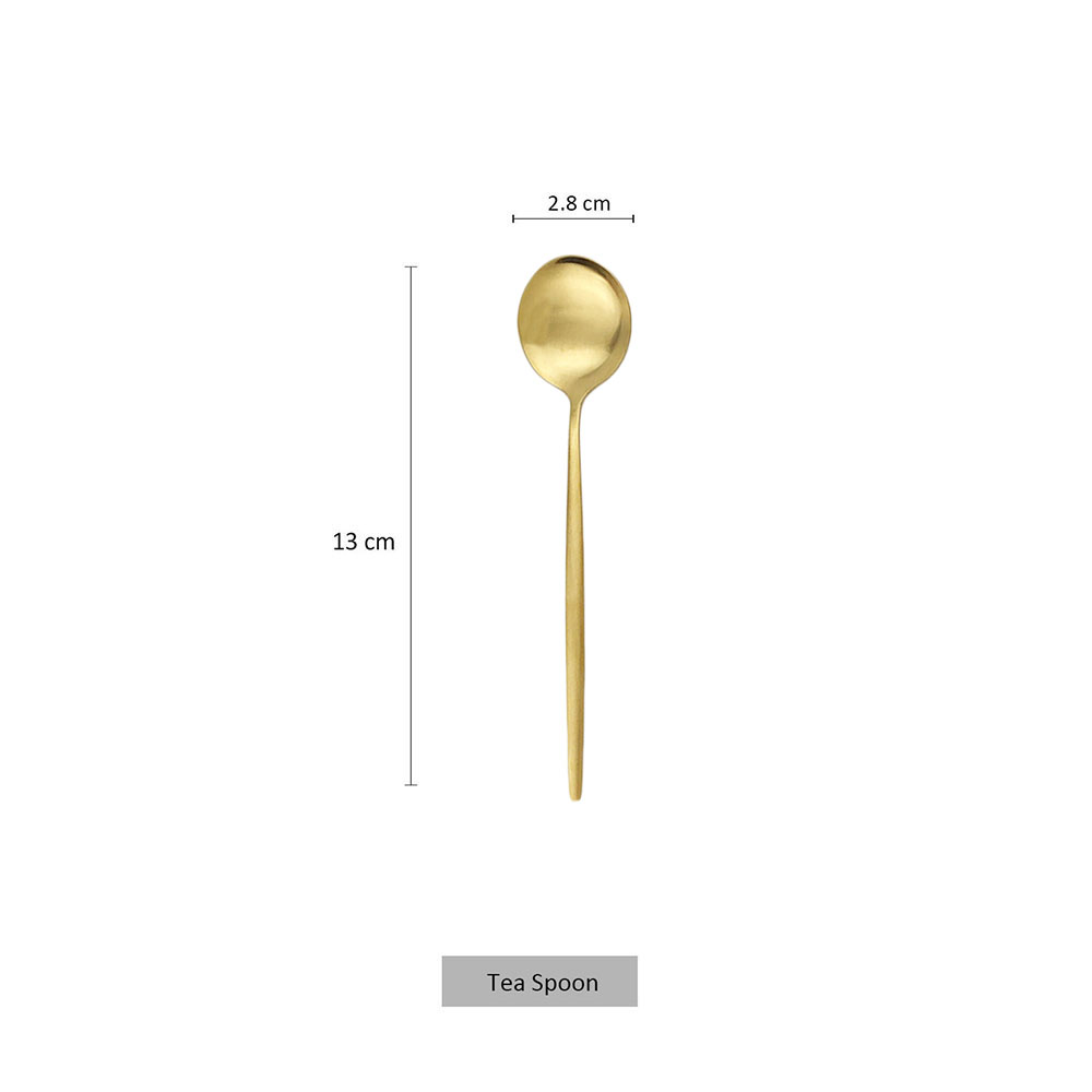 6Pcs Small Matte Spoon Tea Cof - огляд і ціна Coffee Tea And Sugar Set