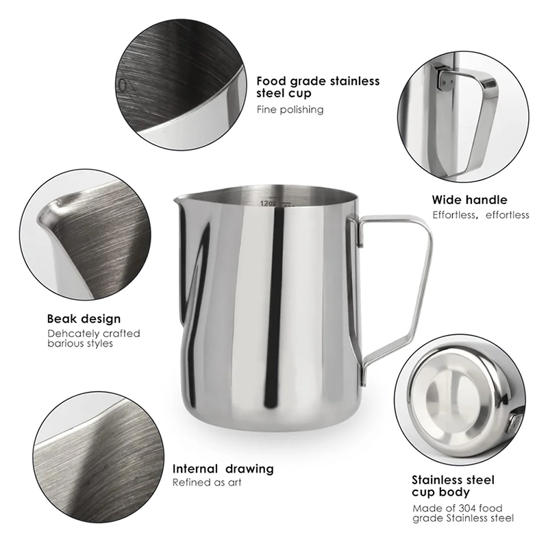 Milk Frothing Pitcher 350/600m - огляд і ціна Barista Milk Jug