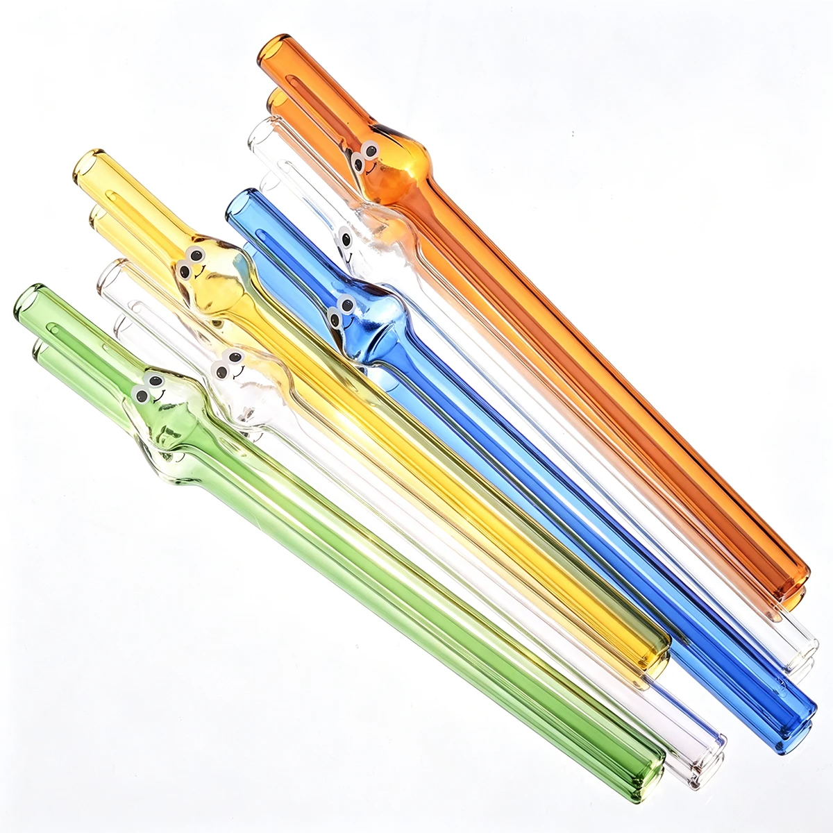 4pcs Wide 12mm Glass Straw Set - огляд і ціна Coffee Tea And Sugar Set