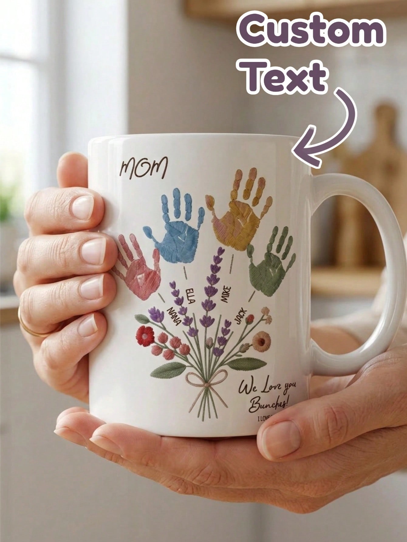 1 Set Custom Text Name Mug Han - огляд і ціна Coffee Tea Name