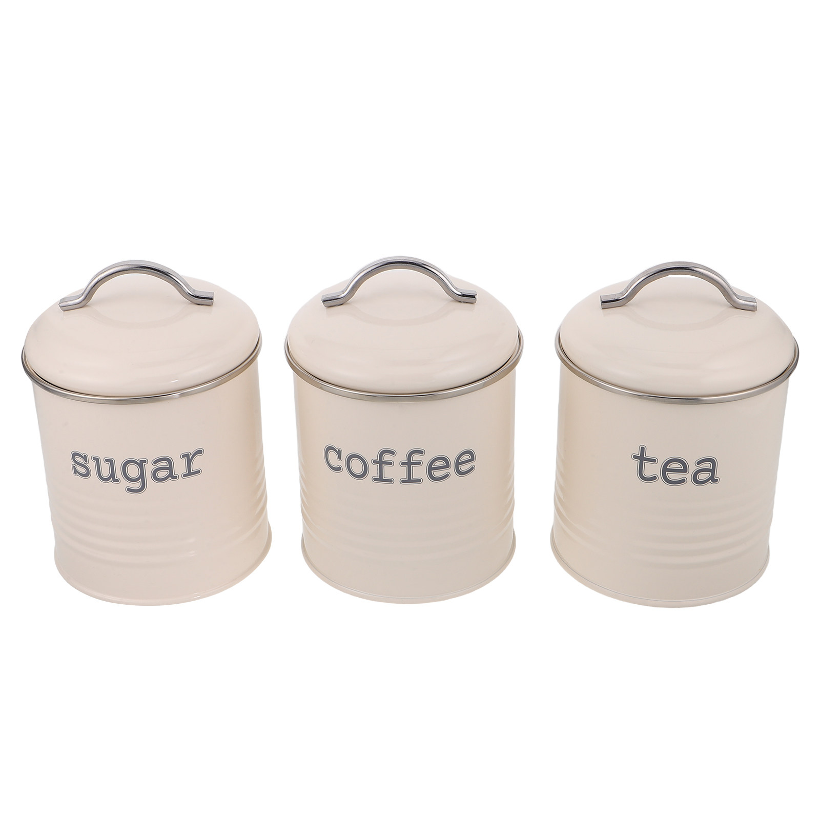 3Pcs Sealed Coffee Bean Contai - огляд і ціна Coffee Tea And Sugar Set