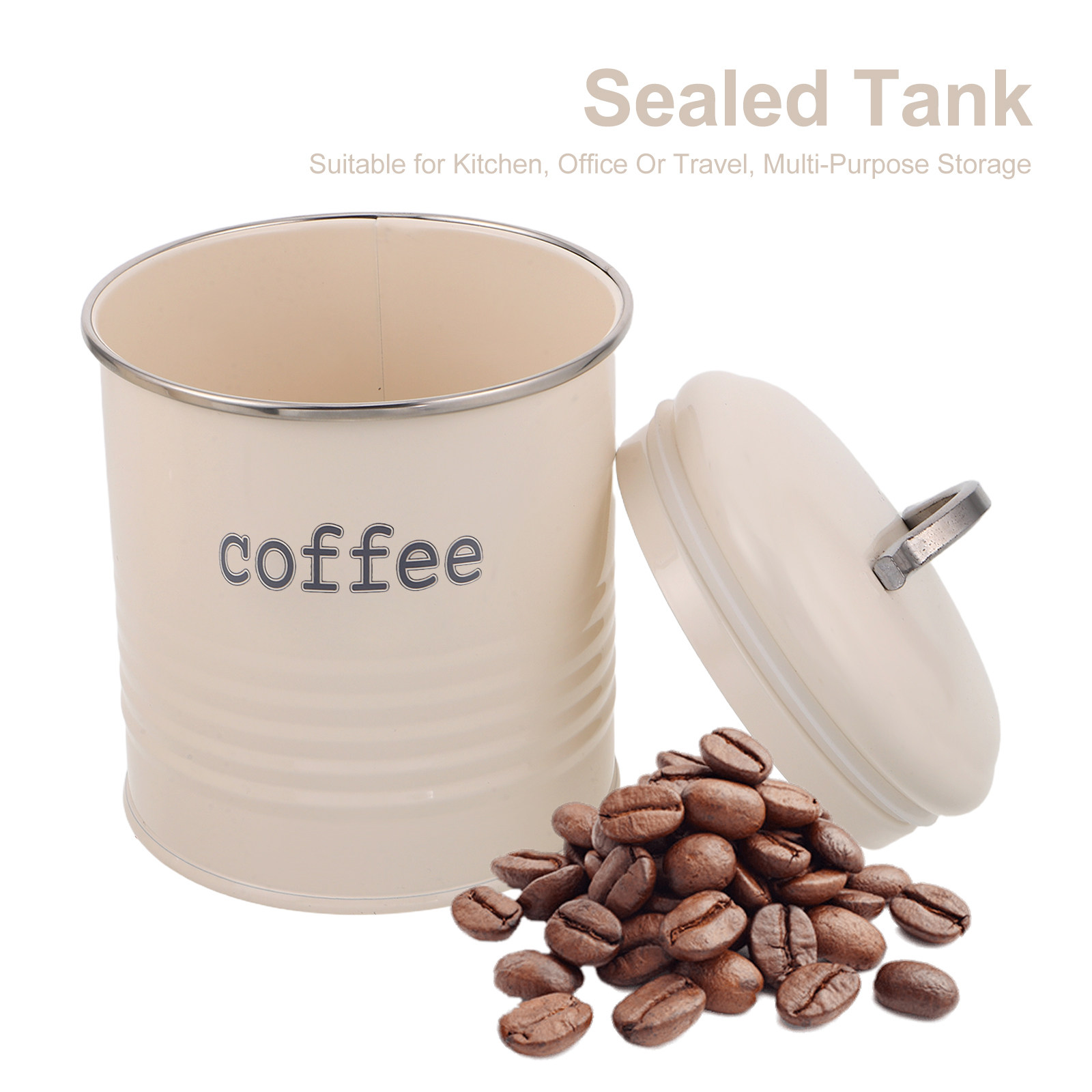 3Pcs Sealed Coffee Bean Contai - огляд і ціна Coffee Tea And Sugar Set