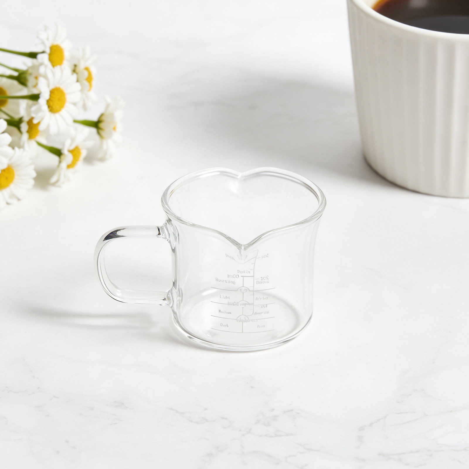 Double Spout Glass Measuring C - огляд і ціна Coffee Tea With Milk